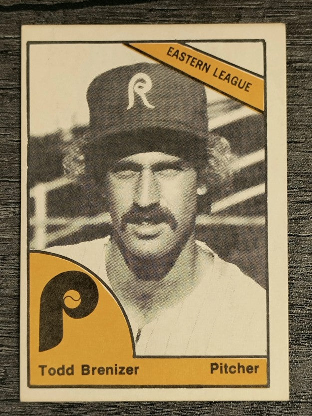 1977 Reading Phillies TCMA #3 Todd Brenizer (EX)