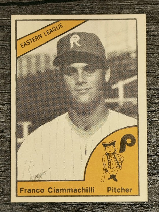 1977 Reading Phillies TCMA #4 Franco Ciammachilli (NM)