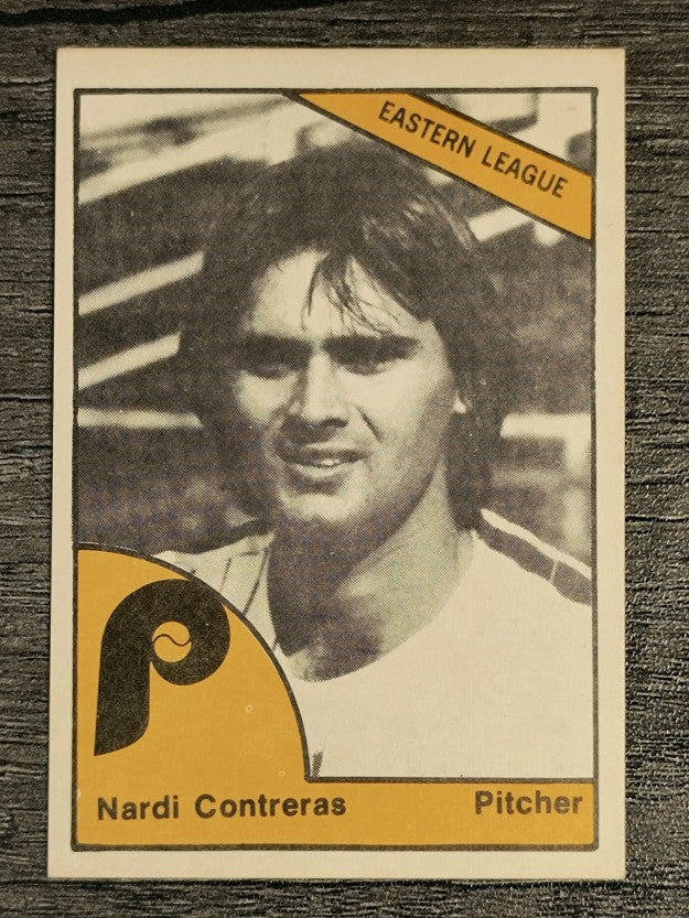 1977 Reading Phillies TCMA #5 Narda Contreras (NM)