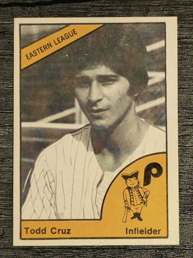 1977 Reading Phillies TCMA #8 Todd Cruz (NM)