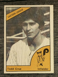 1977 Reading Phillies TCMA #8 Todd Cruz (NM)