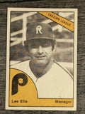 1977 Reading Phillies TCMA #10 Lee Elia (EXMT)