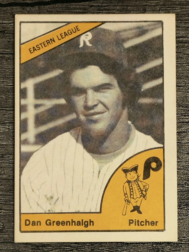 1977 Reading Phillies TCMA #11 Dan Greenhalgh (EXMT)