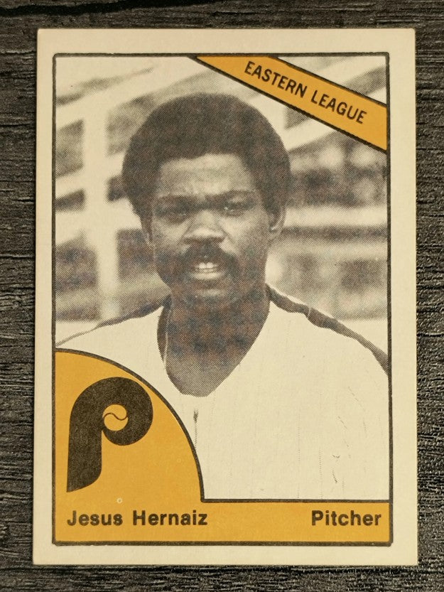1977 Reading Phillies TCMA #14 Jesus Hernaiz (EXMT)