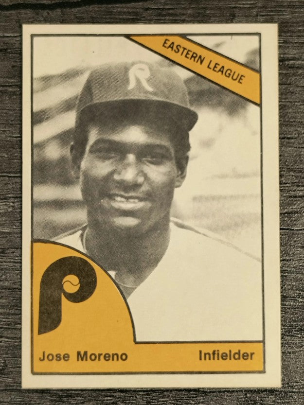 1977 Reading Phillies TCMA #17 Jose Moreno (NM)