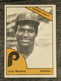 1977 Reading Phillies TCMA #17 Jose Moreno (NM)