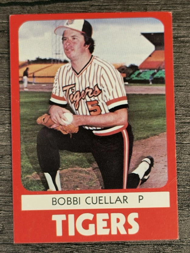 1980 Tacoma Tigers TCMA #6 Bobbi Cuellar (EX)