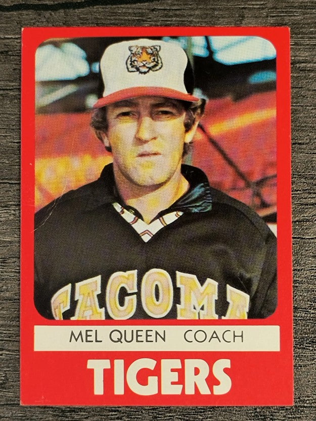 1980 Tacoma Tigers TCMA #7 Mel Queen (VG)