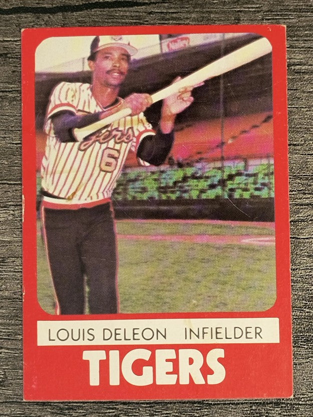 1980 Tacoma Tigers TCMA #27 Luis DeLeon (VG)