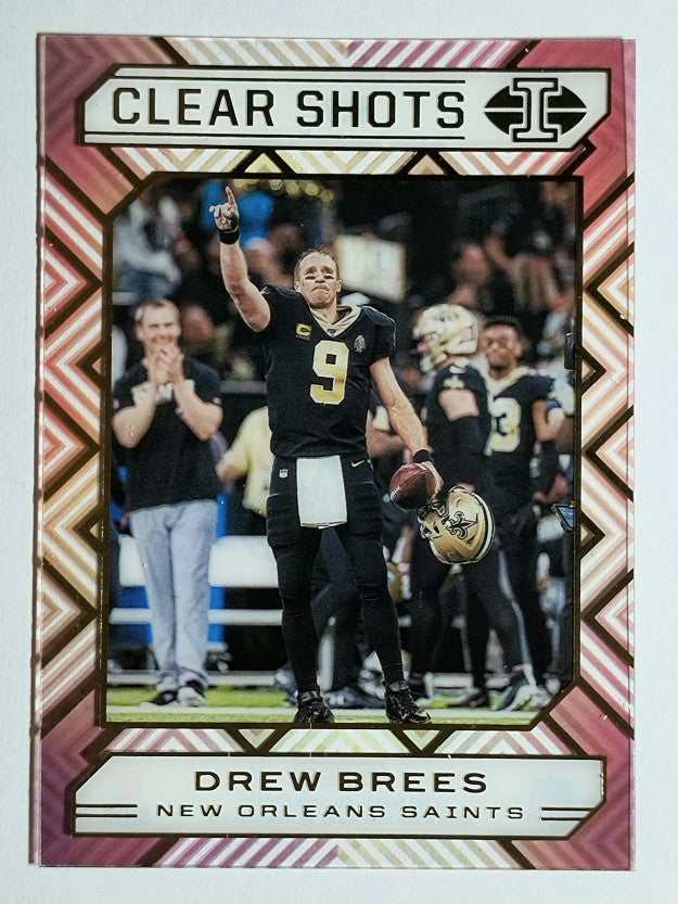 2020 Panini Illusions Clear Shots #7 Drew Brees