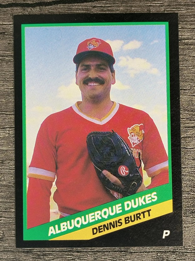 1988 Albuquerque Dukes CMC #7 Dennis Burtt
