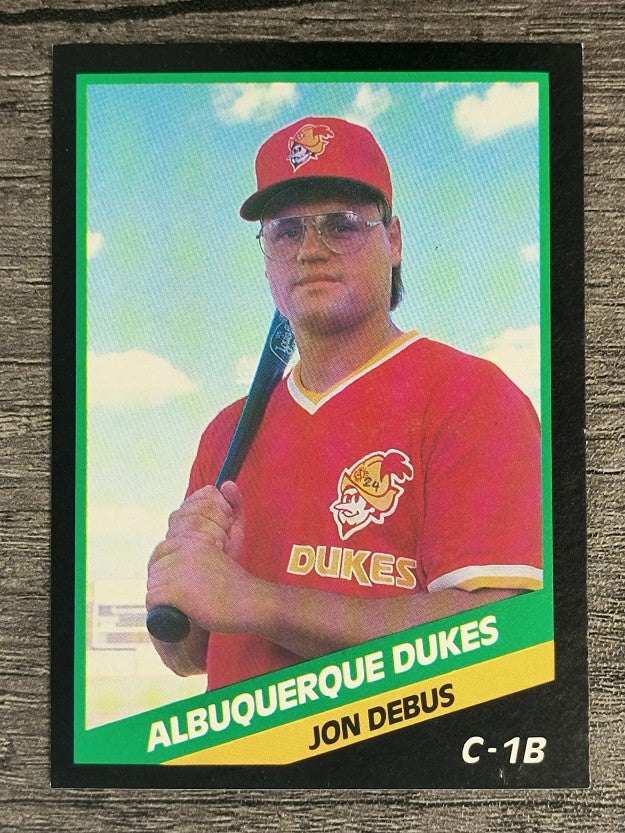 1988 Albuquerque Dukes CMC #15 Jon Debus