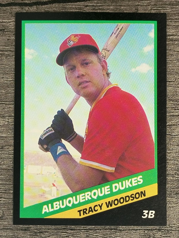 1988 Albuquerque Dukes CMC #17 Tracy Woodson