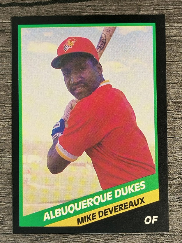 1988 Albuquerque Dukes CMC #18 Mike Devereaux