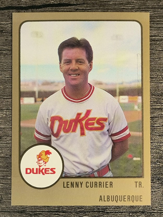 1988 Albuquerque Dukes ProCards #272 Lenny Currier