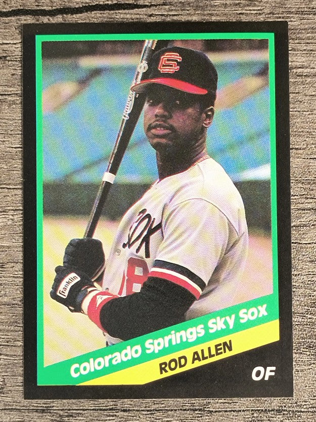 1988 Colorado Springs Sky Sox CMC #19 Rod Allen