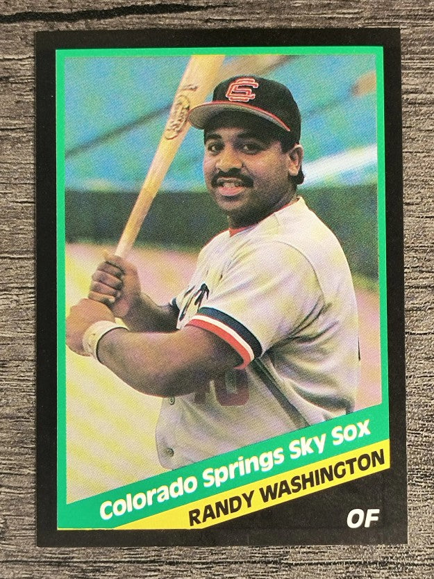 1988 Colorado Springs Sky Sox CMC #22 Randy Washington