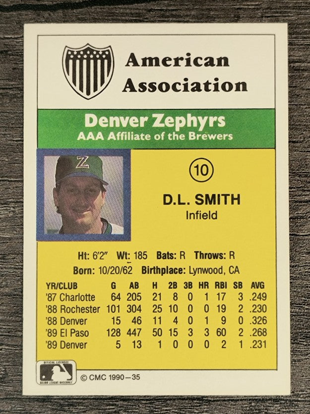 1990 CMC #35 D.L. Smith