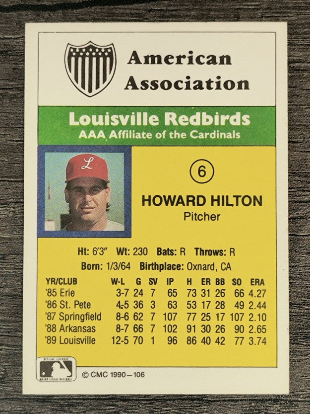 1990 CMC #106 Howard Hilton