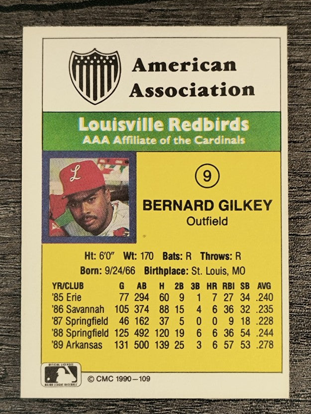 1990 CMC #109 Bernard Gilkey