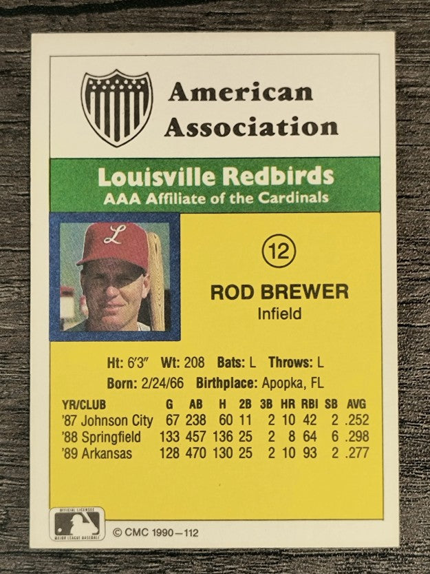 1990 CMC #112 Rod Brewer