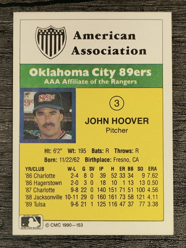 1990 CMC #153 John Hoover