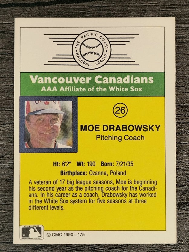 1990 CMC #175 Moe Drabowsky CO