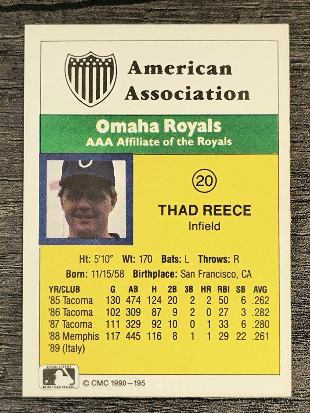 1990 CMC #195 Thad Reece