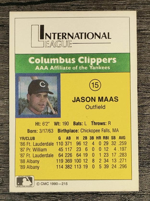 1990 CMC #215 Jason Maas