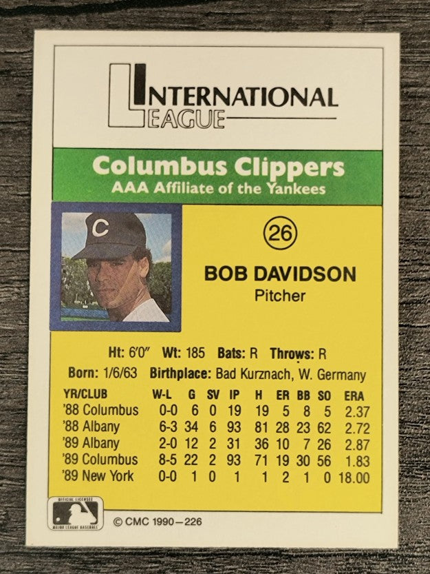 1990 CMC #226 Bob Davidson
