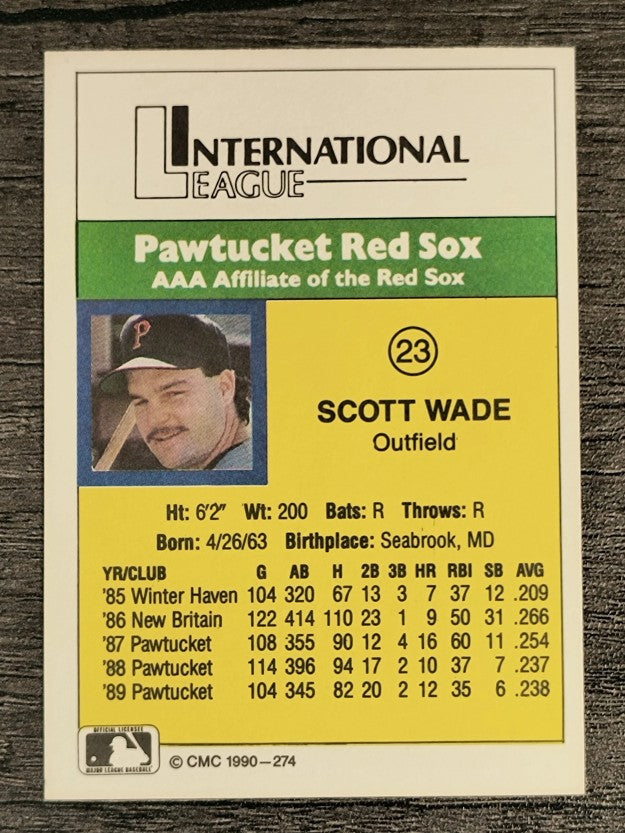 1990 CMC #274 Scott Wade