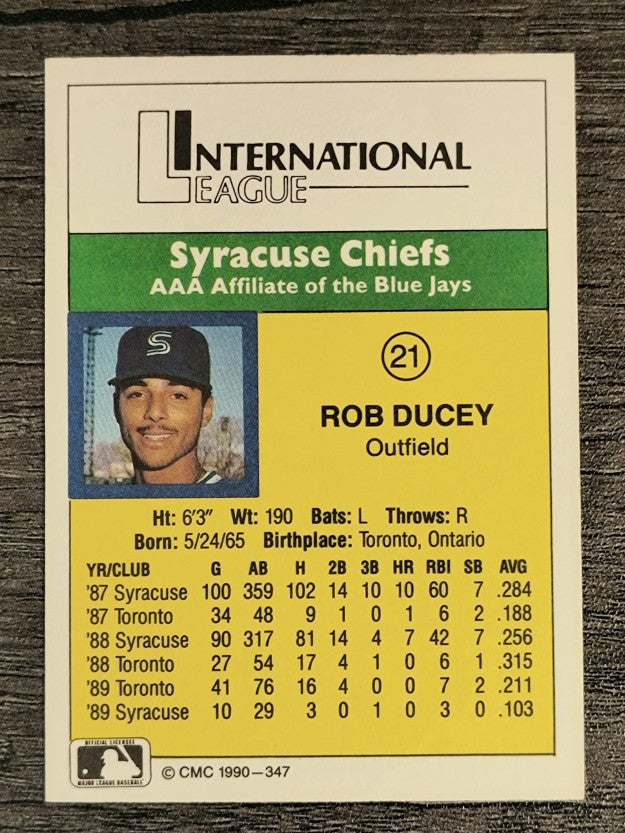 1990 CMC #347 Rob Ducey