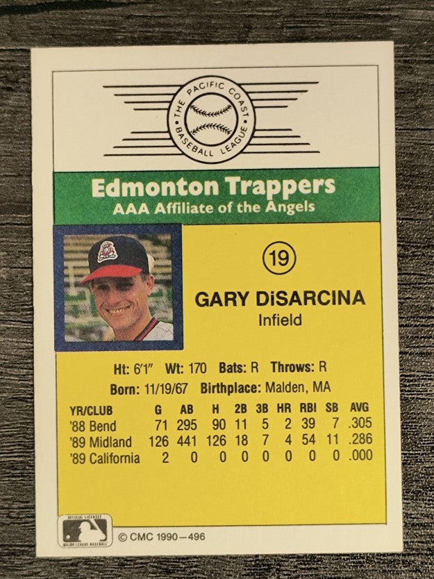 1990 CMC #496 Gary DiSarcina