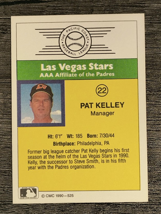 1990 CMC #525 Pat Kelly MG