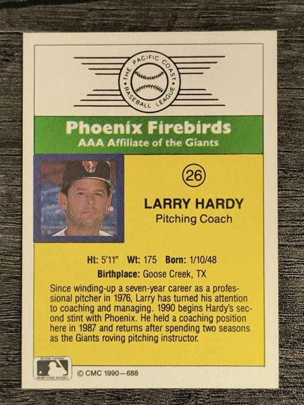 1990 CMC #688 Larry Hardy CO