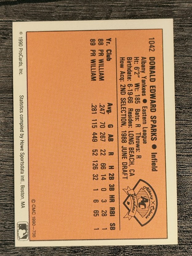 1990 CMC #736 Don Sparks