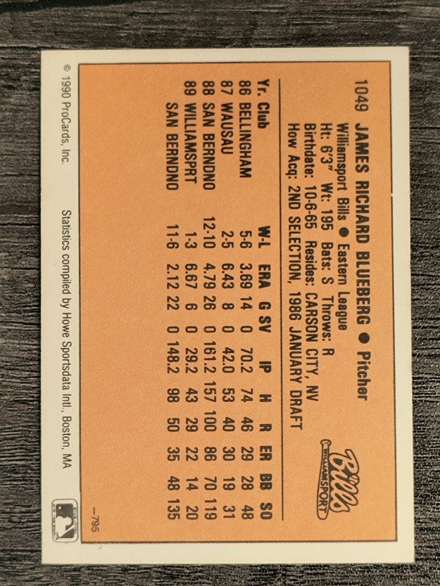 1990 CMC #795 Jim Blueberg