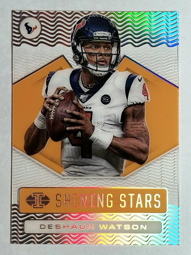 2020 Panini Illusions Shining Stars Orange #10 Deshaun Watson