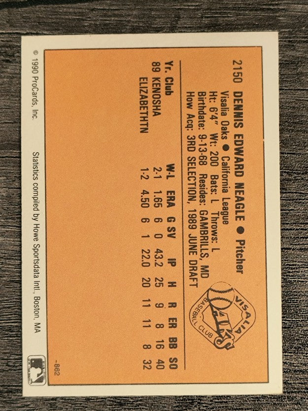 1990 CMC #862 Denny Neagle