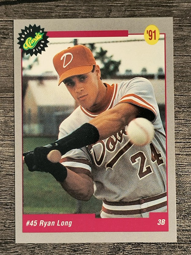 1991 Classic Draft Picks #40 Ryan Long
