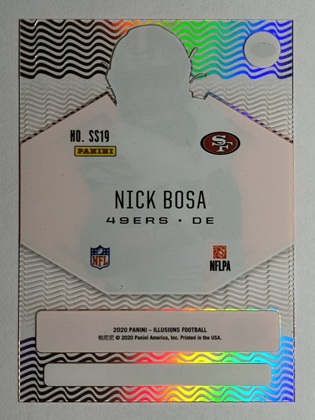 2020 Panini Illusions Shining Stars Orange #19 Nick Bosa