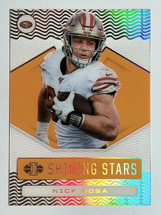 2020 Panini Illusions Shining Stars Orange #19 Nick Bosa