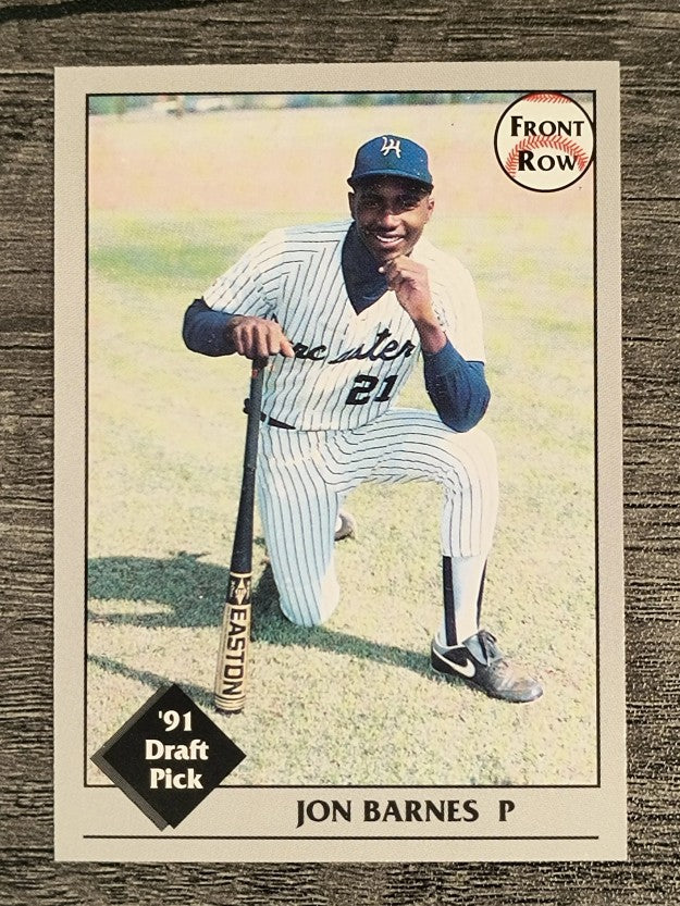 1991 Front Row Draft Picks #20 Jon Barnes