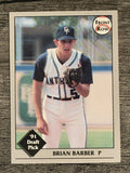 1991 Front Row Draft Picks #21 Brian Barber