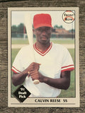 1991 Front Row Draft Picks #23 Pokey Reese