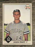 1991 Front Row Draft Picks #26 Jason Pruitt