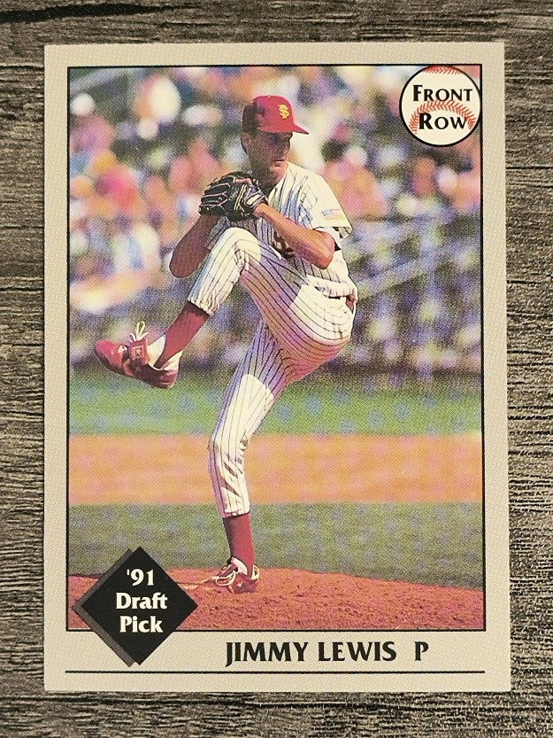 1991 Front Row Draft Picks #28 Jimmy Lewis