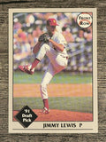1991 Front Row Draft Picks #28 Jimmy Lewis