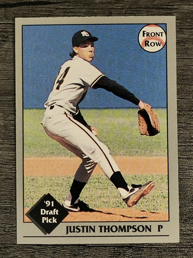 1991 Front Row Draft Picks #31 Justin Thompson