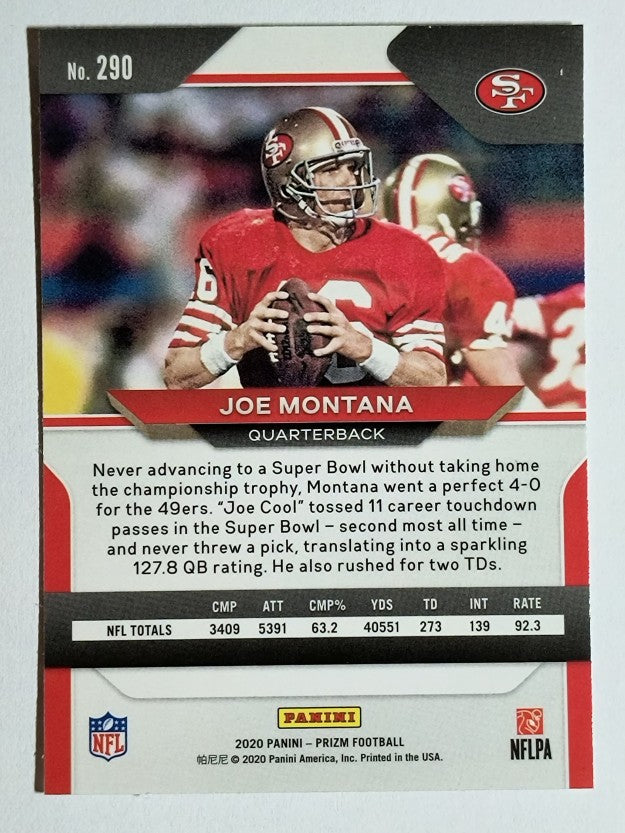 2020 Panini Prizm #290 Joe Montana